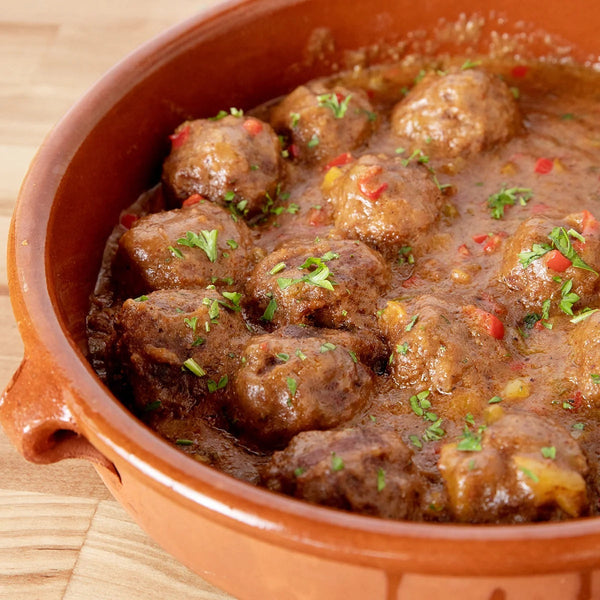 Albóndigas en Salsa de Almendras (Spanish Meatballs with Almond Sauce)