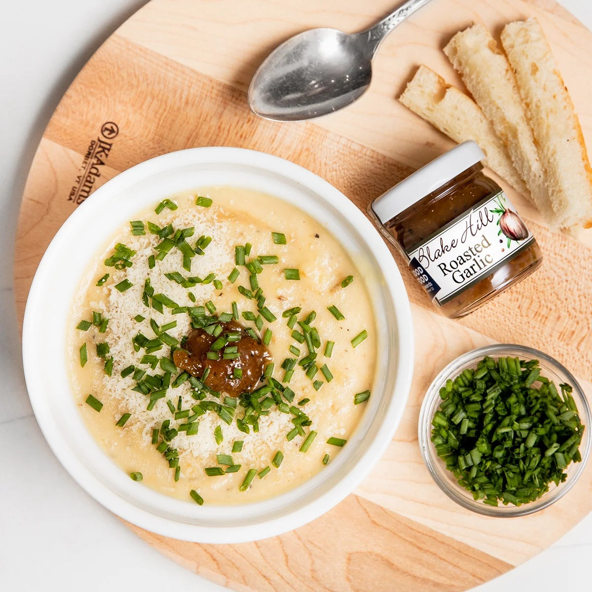 Roasted Garlic Potato Chowder