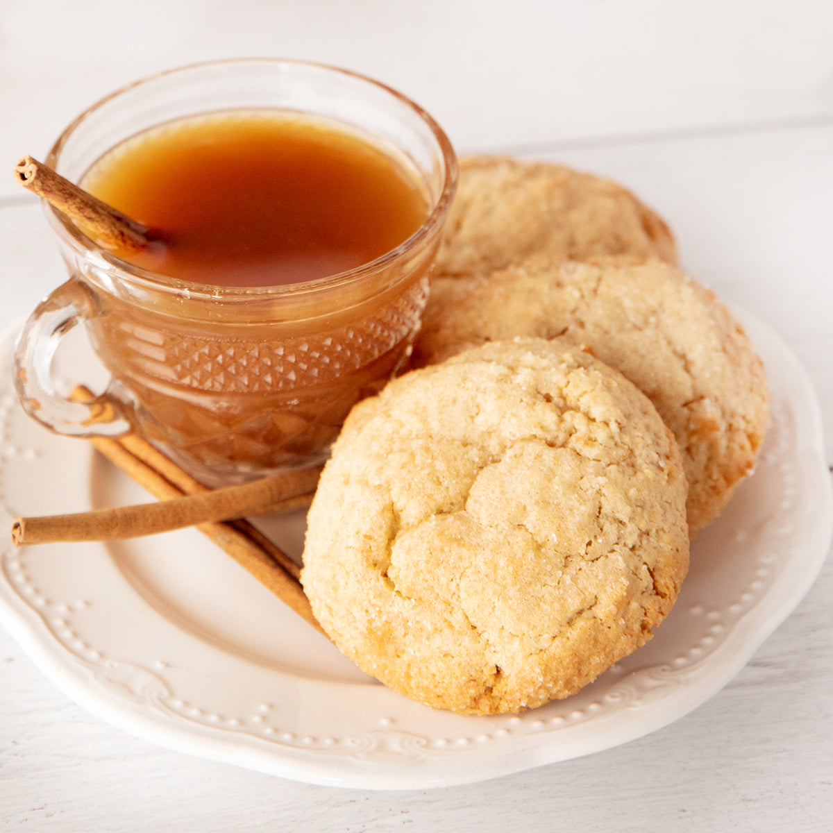 Apple Butter Shortbread Cookies