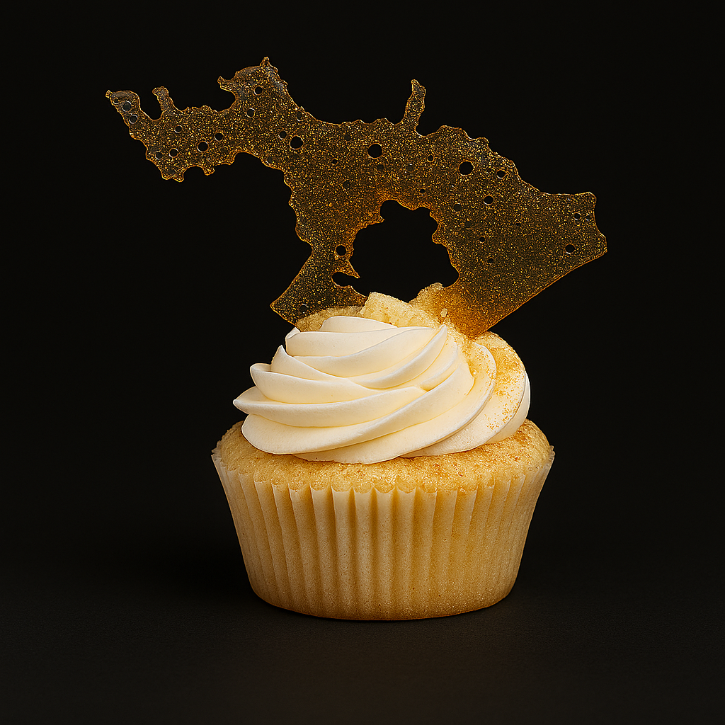 KELLY’S JELLY PEACH BELLINI CUPCAKES