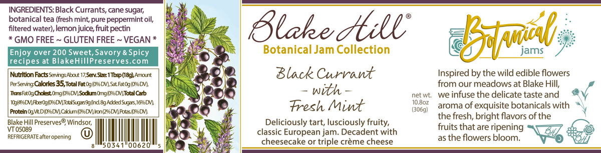 Black Currant with Wild Mint Jam 10.8oz