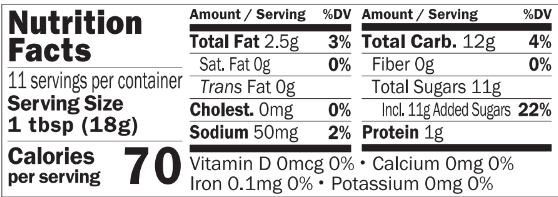 Nutrition Facts